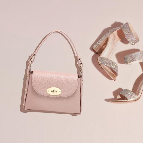 Chic Pink Evening Bag with Twist Lock - Perfect for Prom or Cocktail Parties - Picture 7 of 7